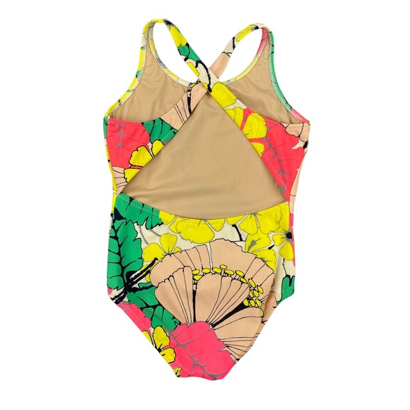 Crewcuts by J. Crew Girls Floral One Piece Swimsuit Size 4/5 - Picture 4 of 8
